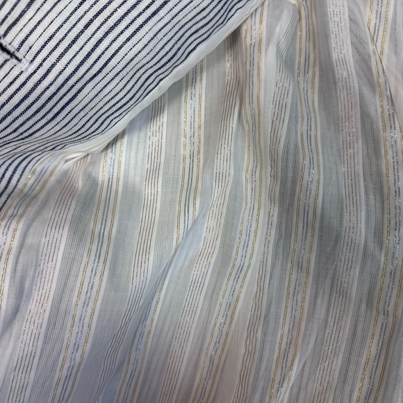 Anthropology Cartonier, Blue and White Striped Blazer by anthropology - Picture 7 of 16